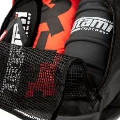 Tatami Global Backpack Negro-Rojo Black-Red -Boxing Shop tagoya global backpack black red 3 lg
