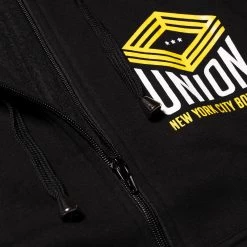 Union Boxing Sleeveless Zipped Hoodie - Black -Boxing Shop union boxing sleeveless zipped hoodie black 368164