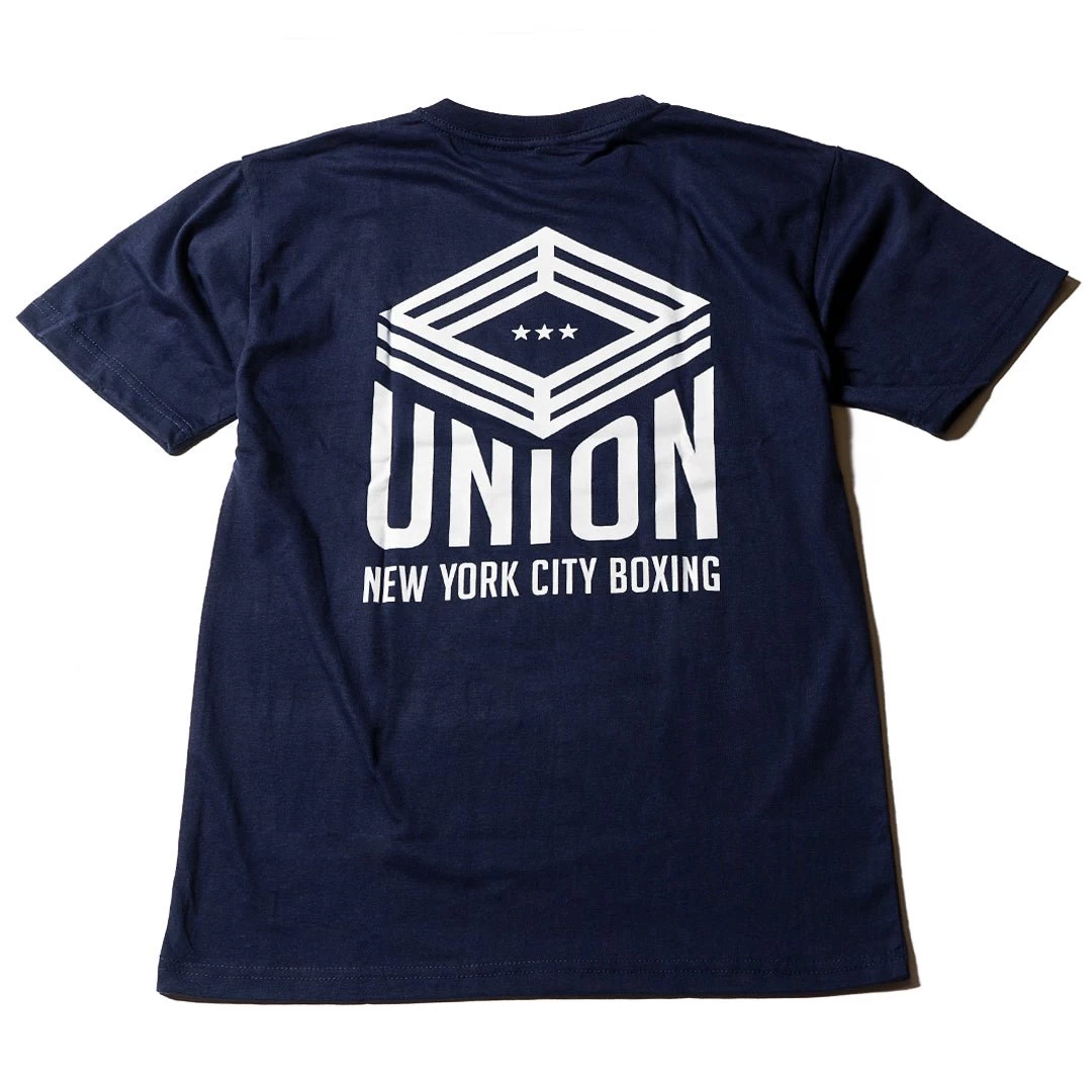 Union Boxing T-Shirt - Navy 2 Union Boxing T-Shirt - Navy - Image 2