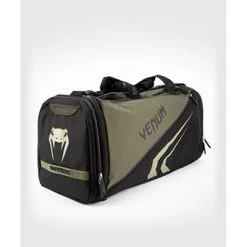 Venum Trainer Lite Evo Sports Bags Black-Green -Boxing Shop venum trainer lite evo sports bags black green 3 lg