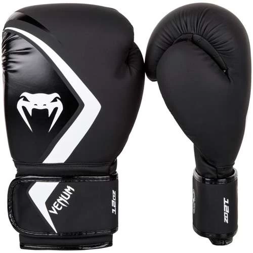 Venum Contender 2.0 Boxing Gloves – White/Grey/Black 4 Venum Contender 2.0 Boxing Gloves – White/Grey/Black - Image 4