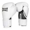 Paffen Sport Klett Hook & Loop Sparring Gloves – White/Black