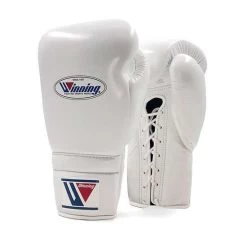 Winning MS Training Gloves Lace Up – White